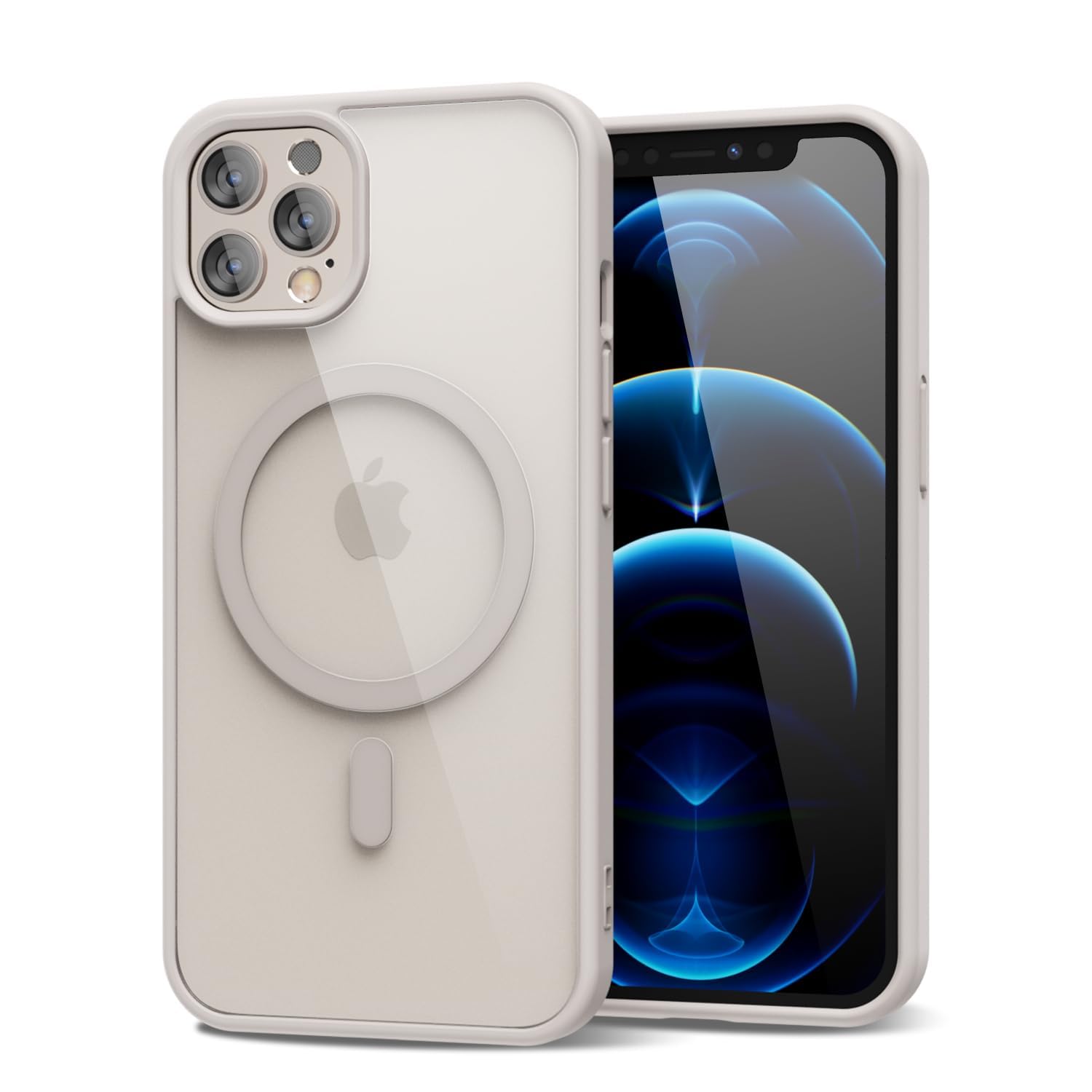 Amazon.com: oakxco for iPhone 12 Pro Max Case Clear Magnetic